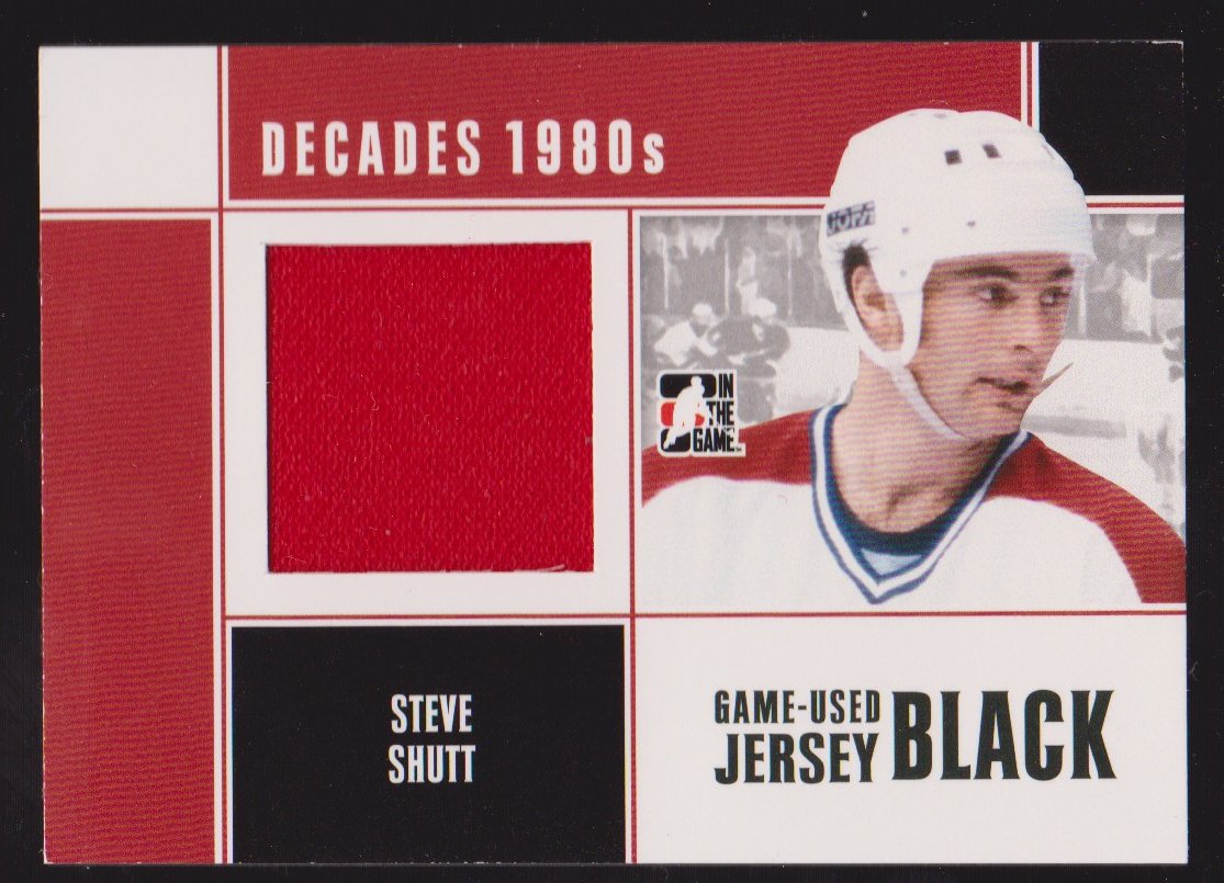 2010-11 ITG Decades 1980s Jerseys Black #M60 Steve Shutt (image for) 2010-11 ITG Decades 1980s Jerseys Black #M60 Steve Shutt